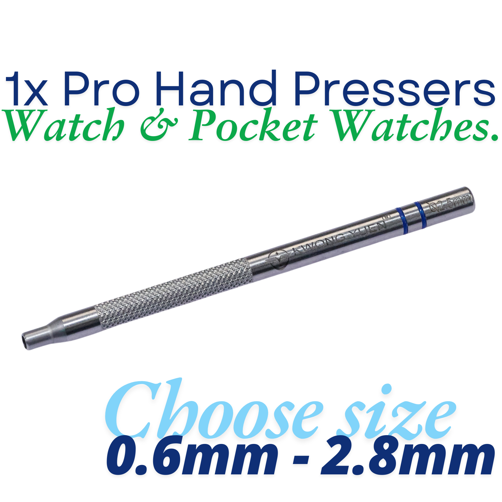 10x Pro Watch Pocketwatch Hand Fitting Pressers Pushers Repairs Setting Tool